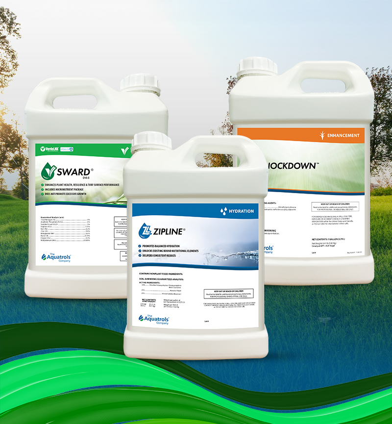 photo of sward, zipline and knockdown product jugs